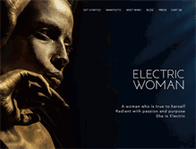 Tablet Screenshot of electricwoman.com